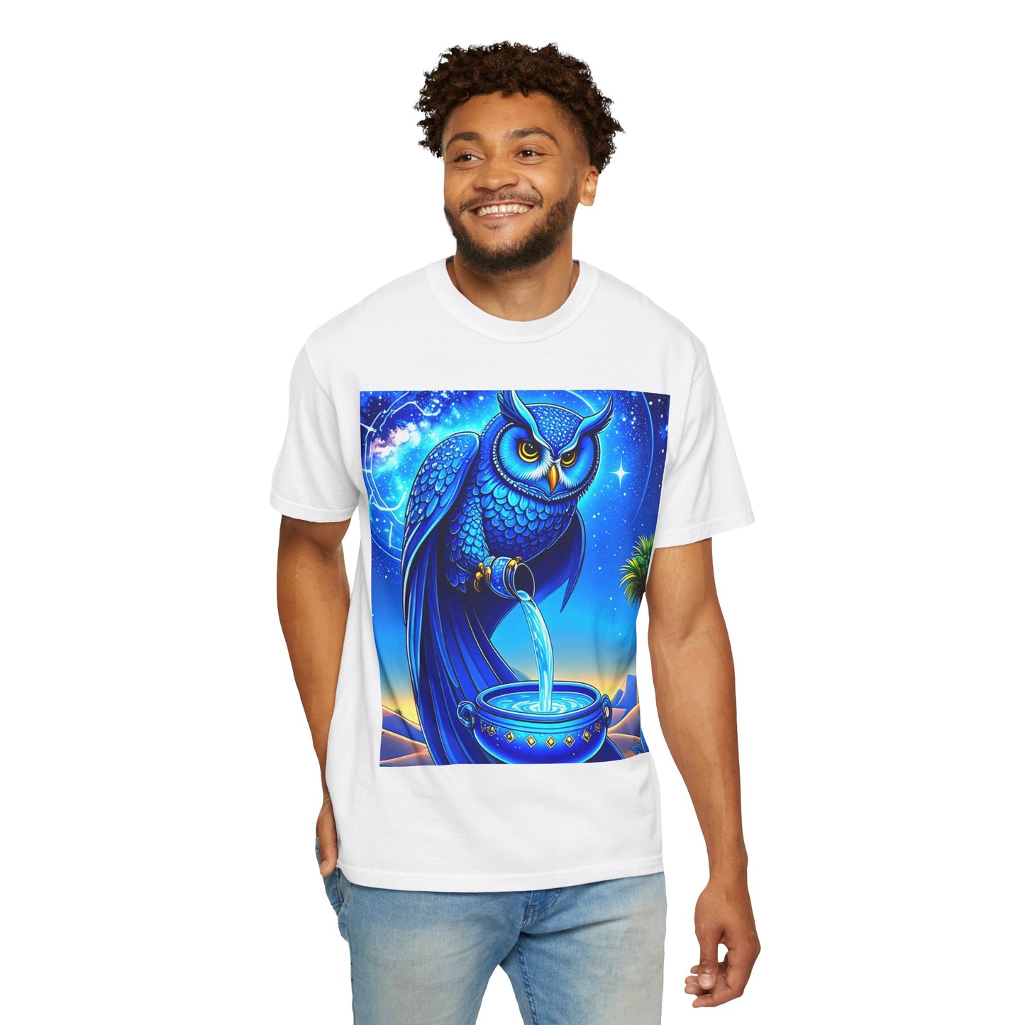 Aquarian Owl~asis Unisex T~Shirt