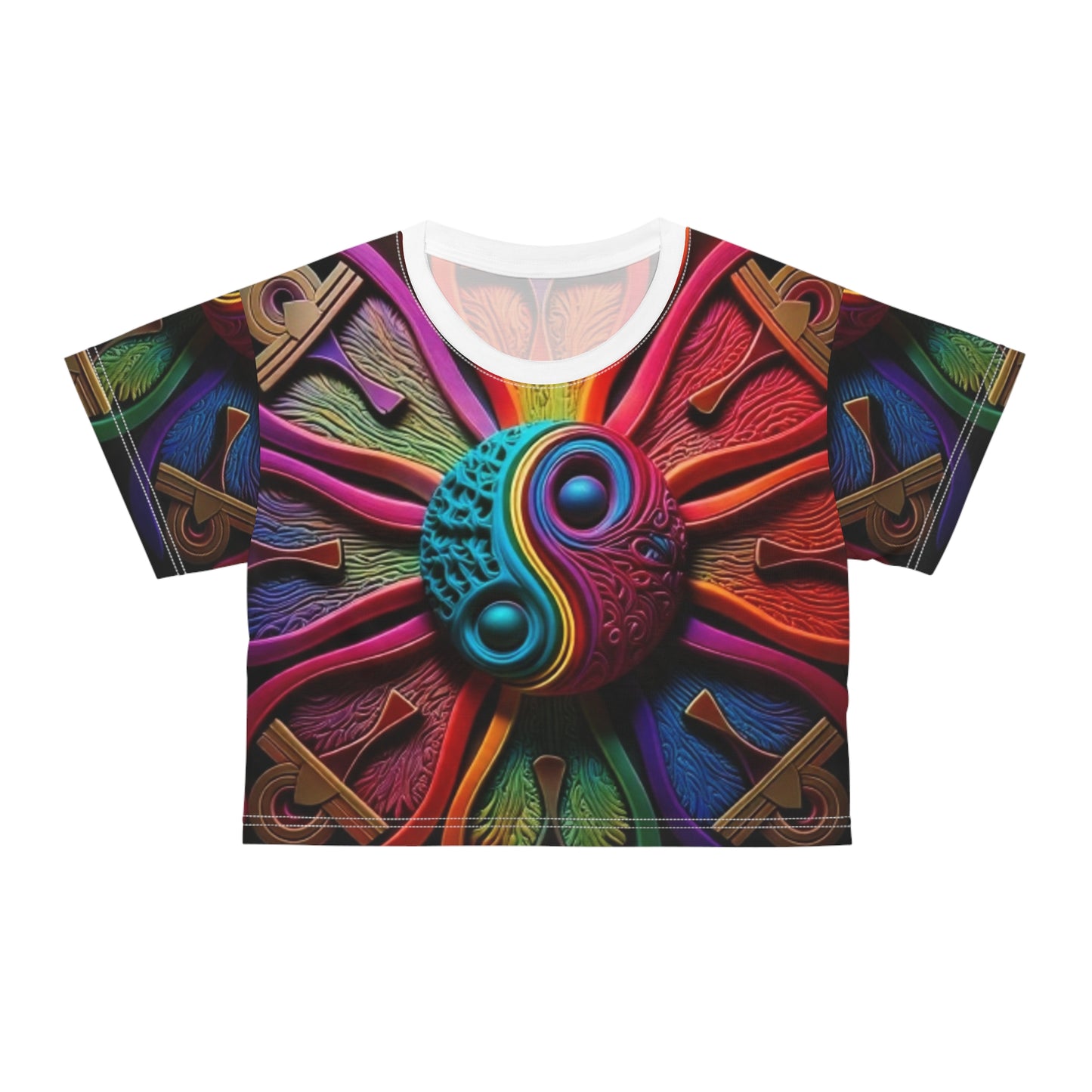 Bal~ANKH~ced Crop Tee