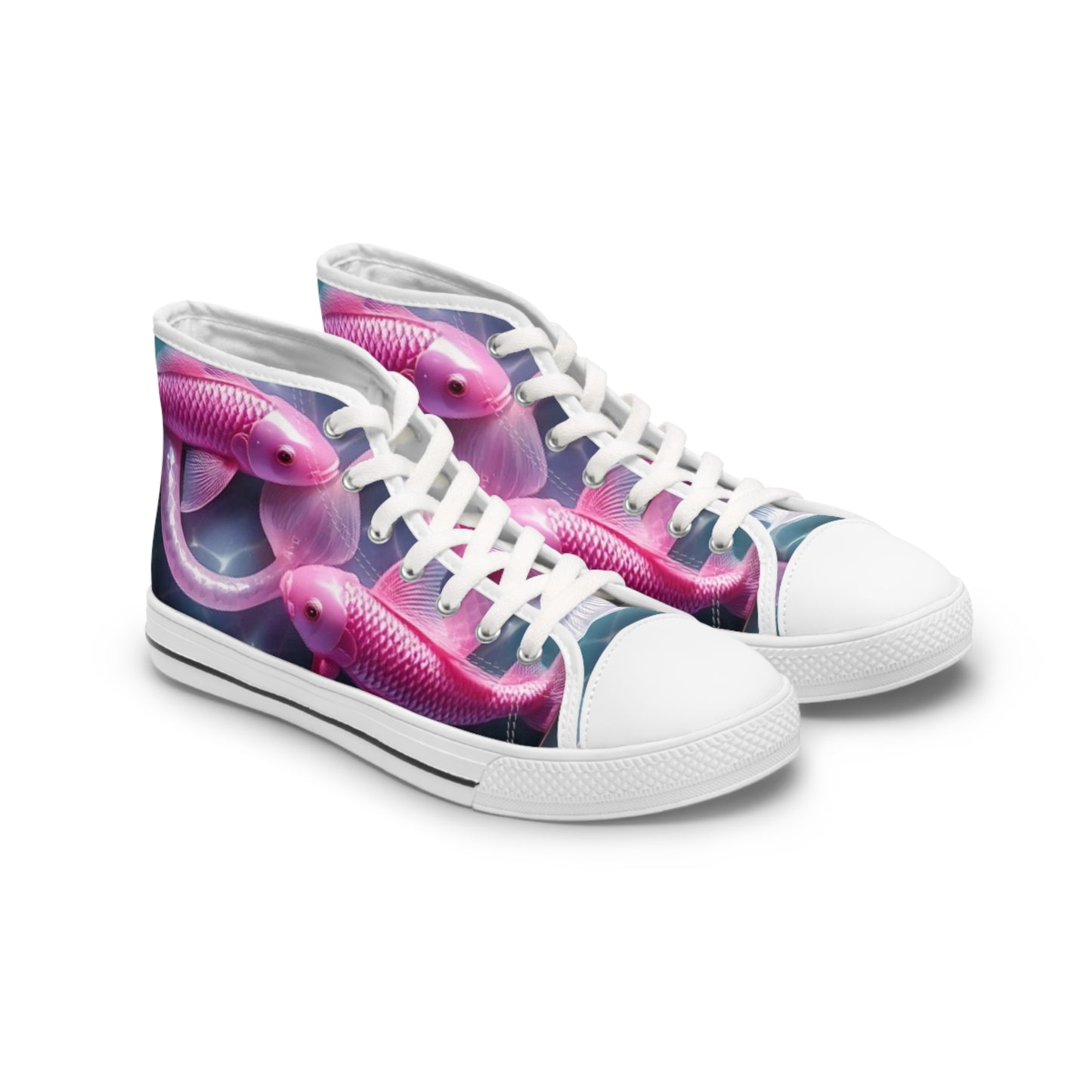 Pretty in Pink Pi~Seas Women’s High Tops