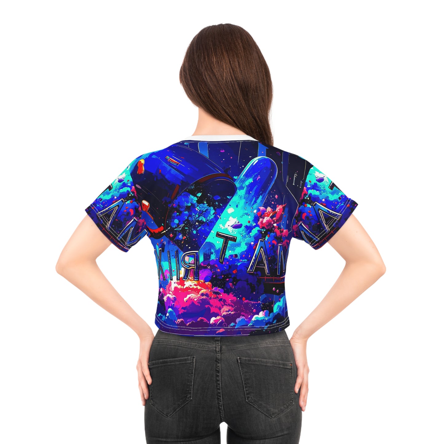 Break the Matrix Crop Tee