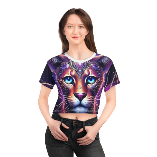 Feline Myself Crop Tee
