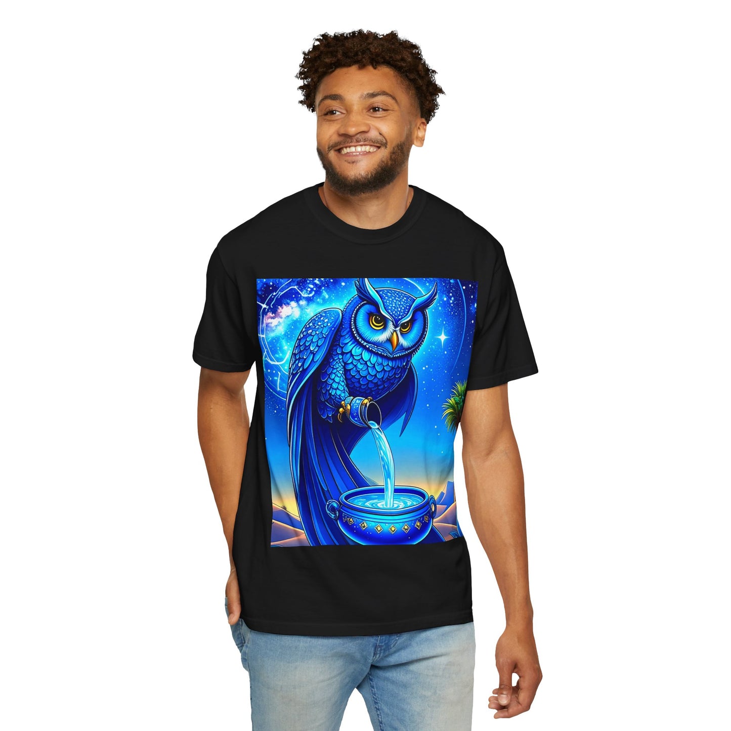 Aquarian Owl~asis Unisex T~Shirt
