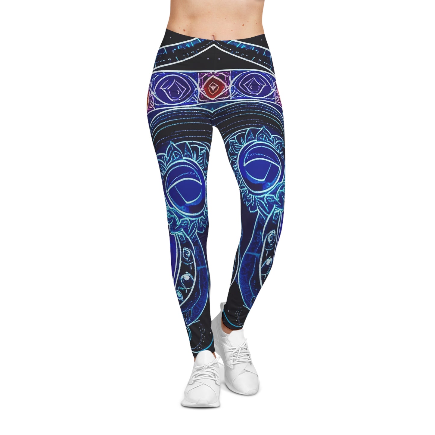 Cosmic Chakra Cluster Leggings