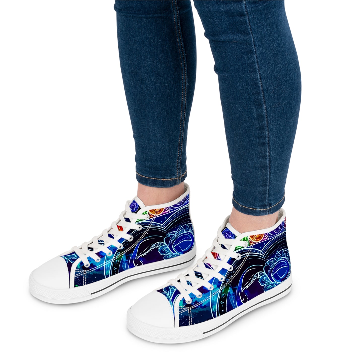 Cosmic Chakra Cluster Women’s High Tops