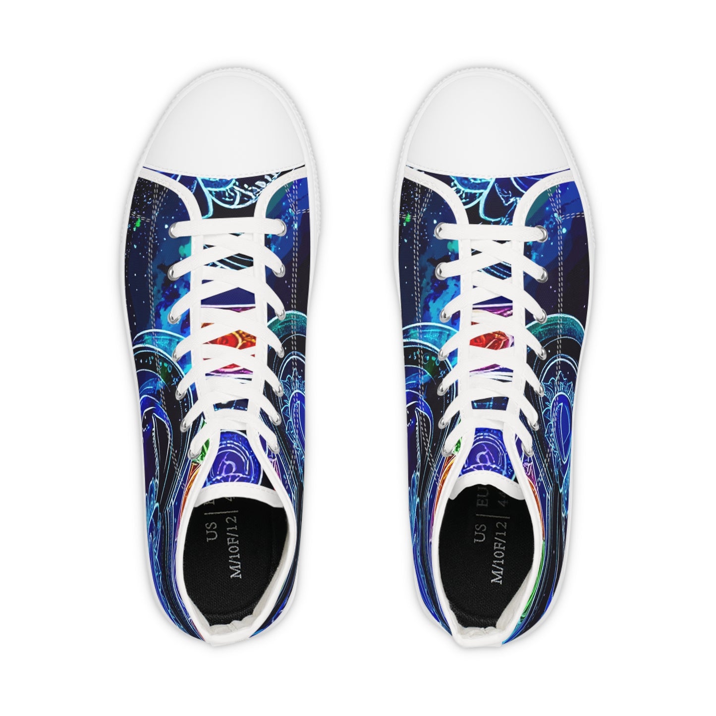 Cosmic Chakra Cluster Men’s High Tops