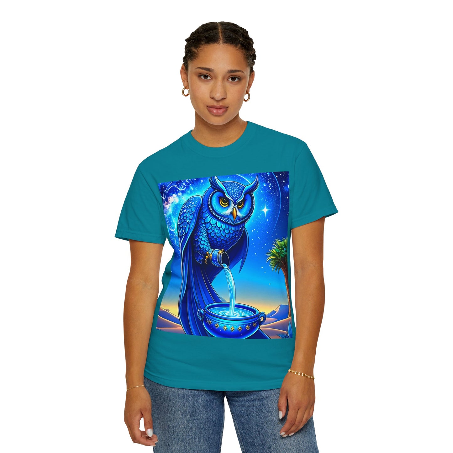 Aquarian Owl~asis Unisex T~Shirt