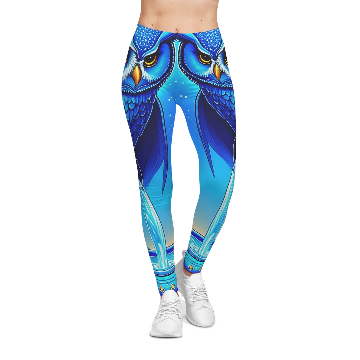 Aquarian Owl~asis Leggings