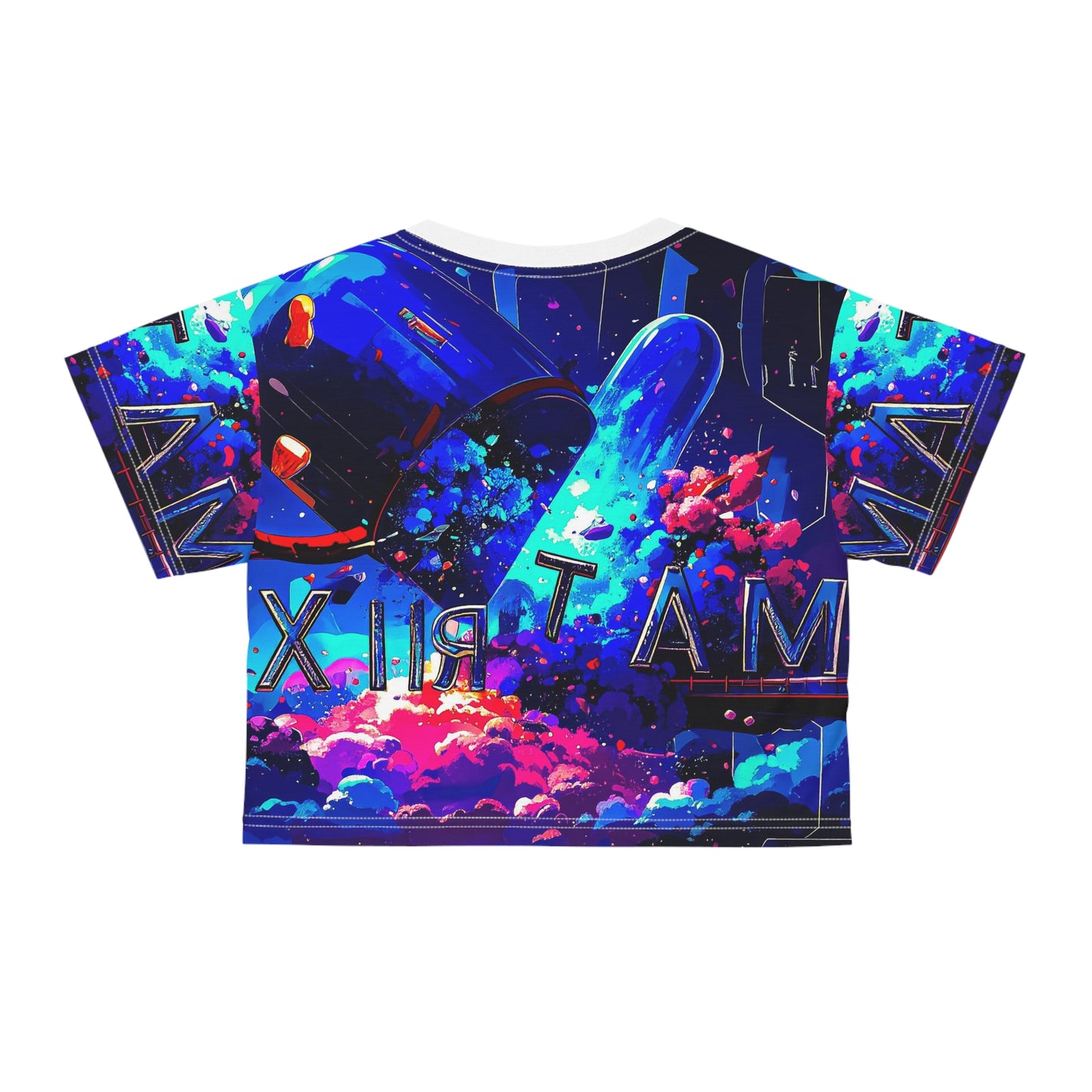 Break the Matrix Crop Tee