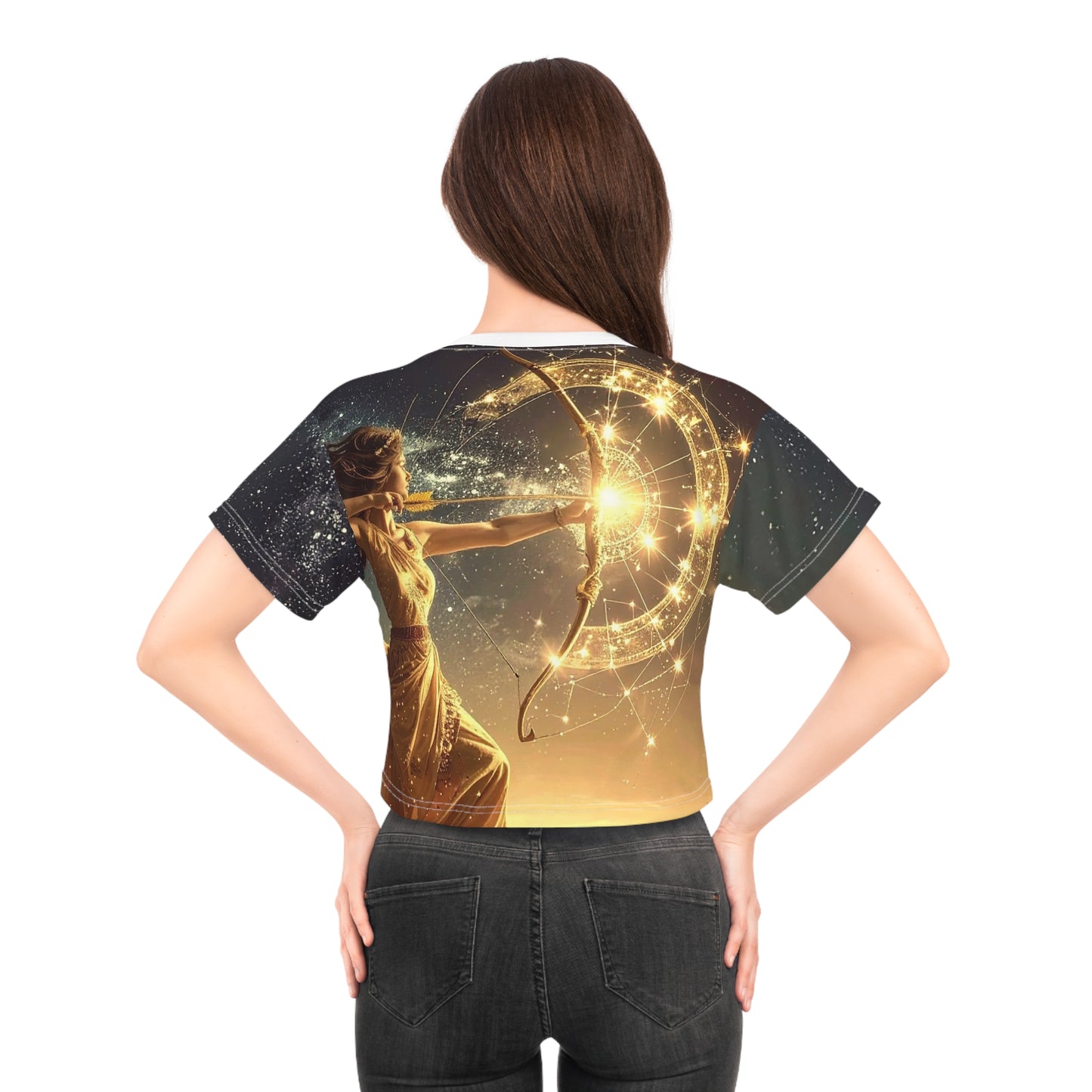 Centaur Of The Stars Crop Tee