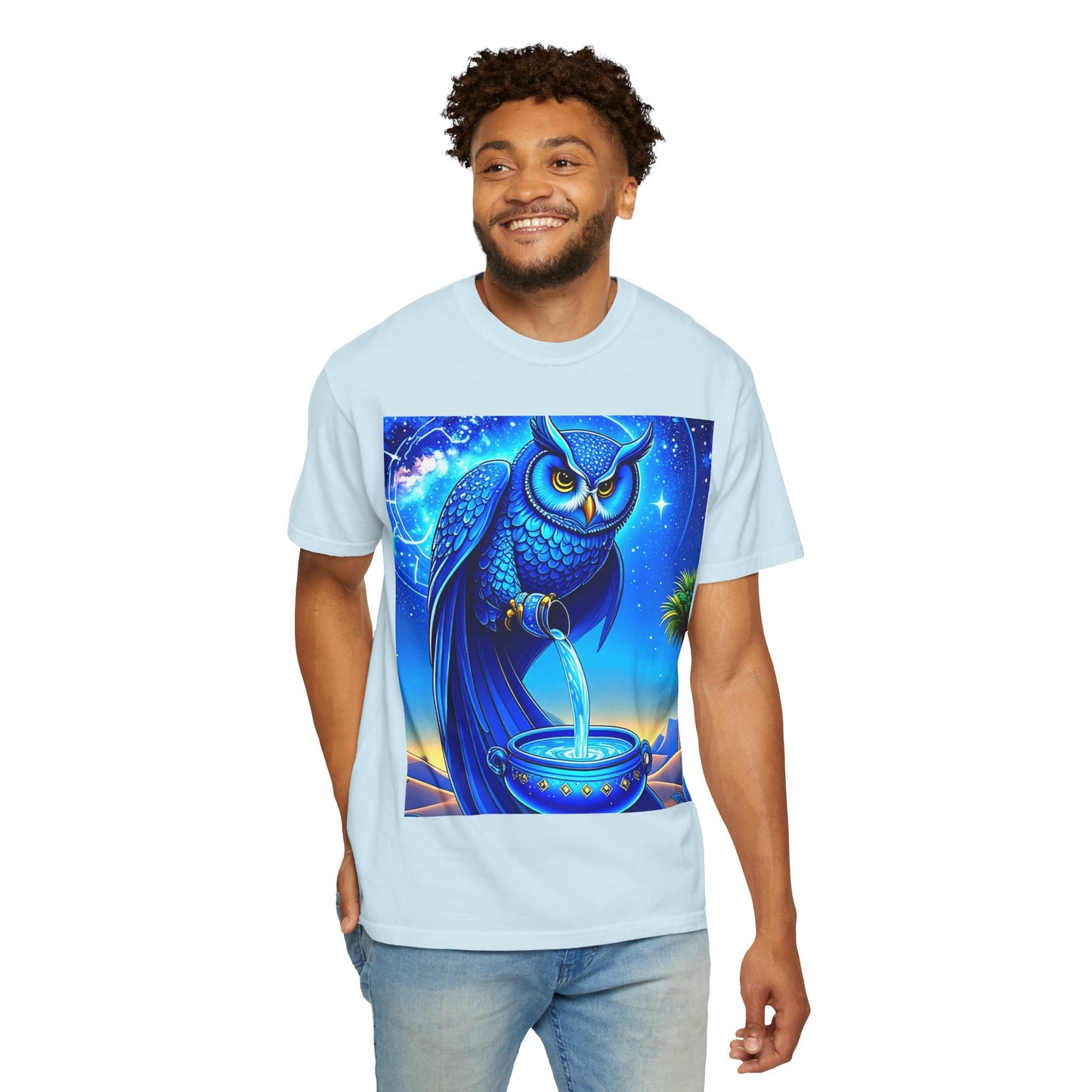 Aquarian Owl~asis Unisex T~Shirt