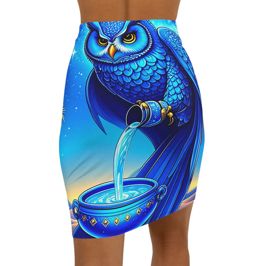 Aquarian Owl~asis Skirt
