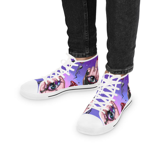 Cosmic Flip~Off Men’s High Tops