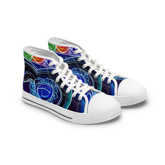 Cosmic Chakra Cluster Women’s High Tops