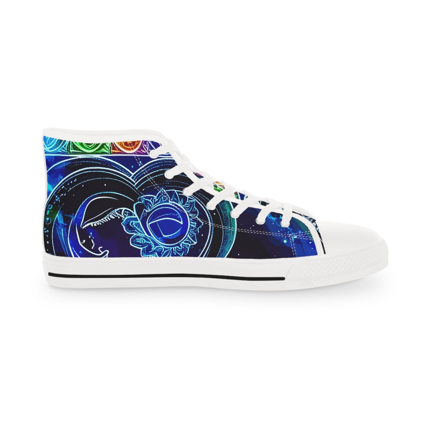 Cosmic Chakra Cluster Men’s High Tops