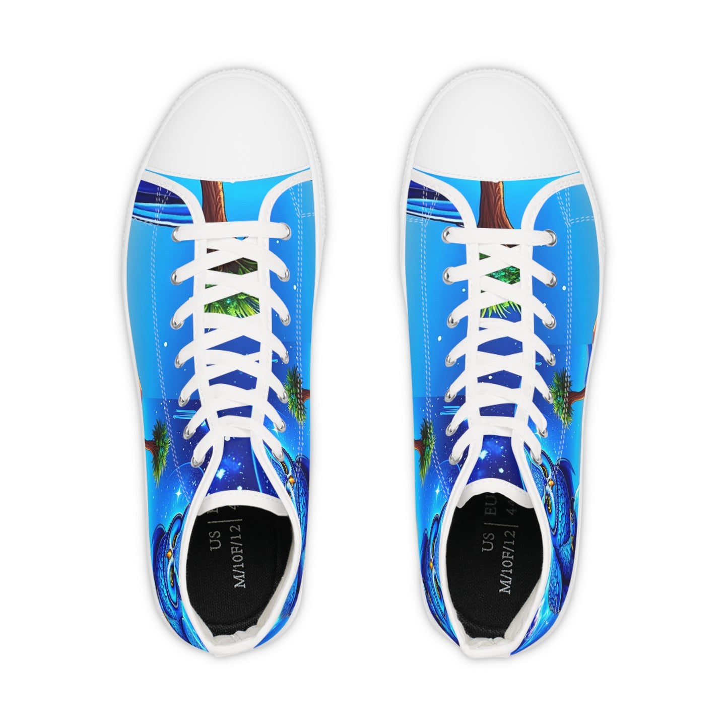 Aquarian Owl~asis Men’s High Tops