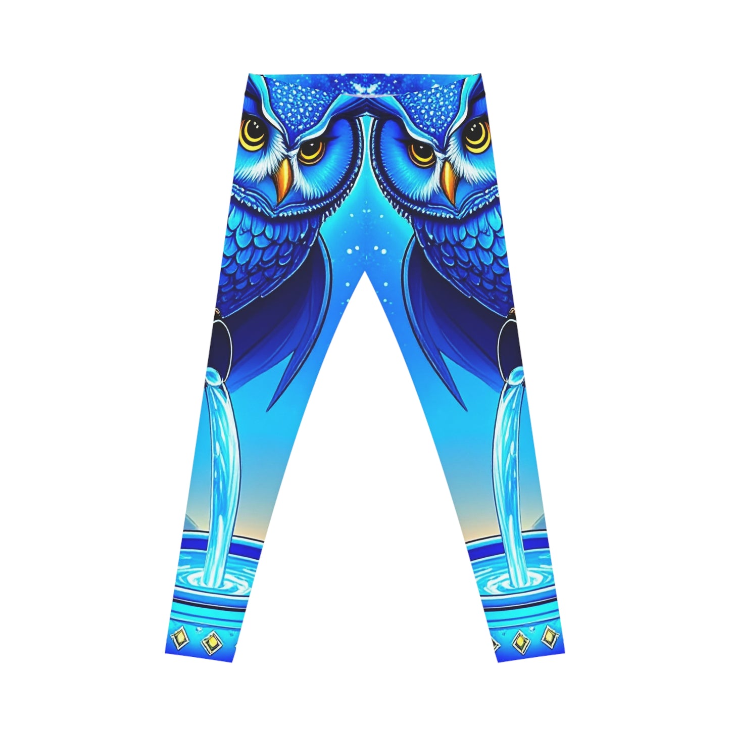 Aquarian Owl~asis Leggings