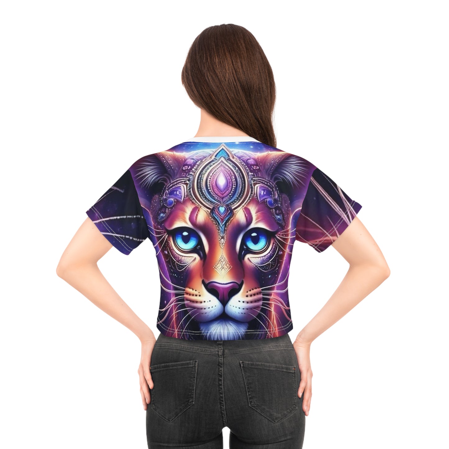 Feline Myself Crop Tee
