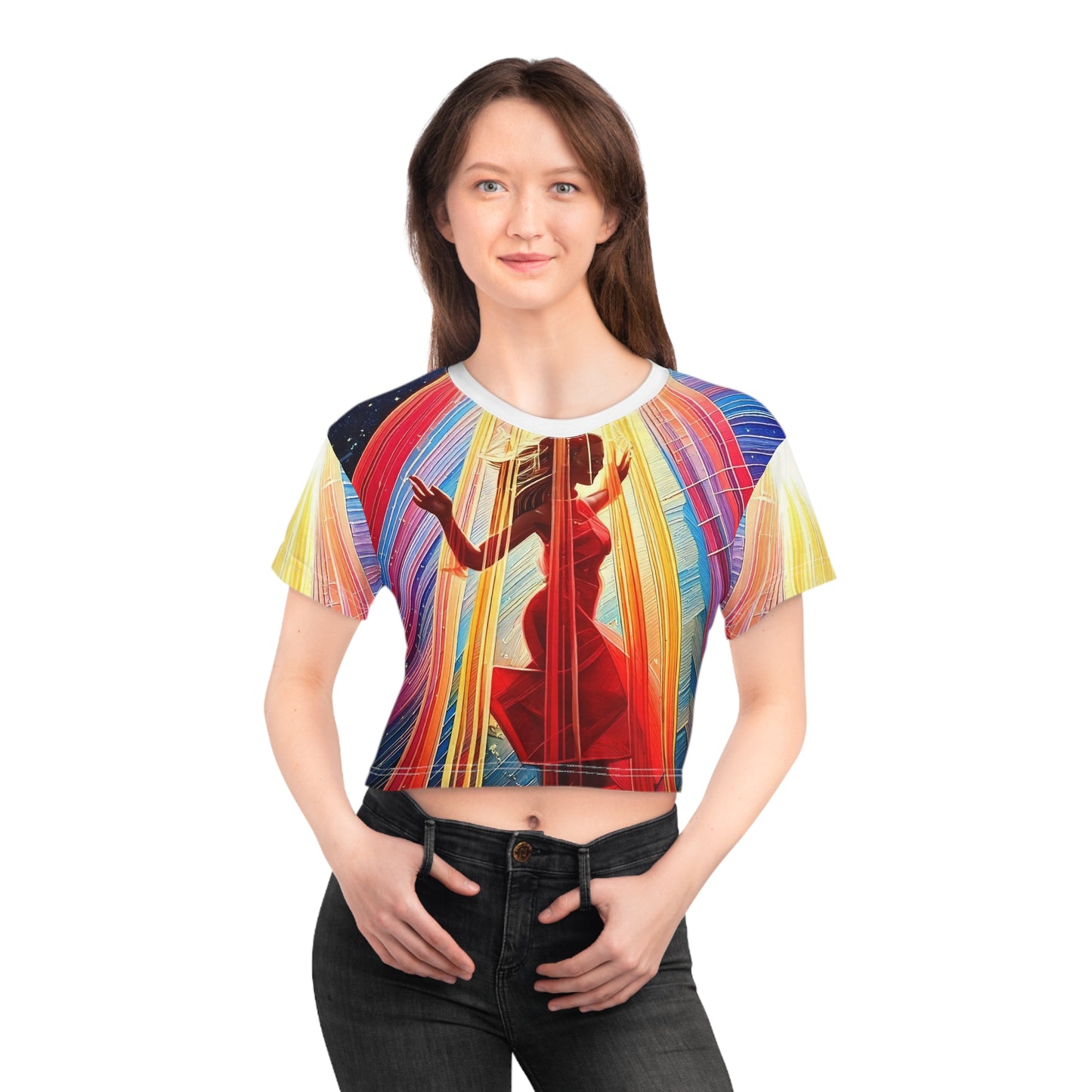 Earthly Dancer Crop Tee
