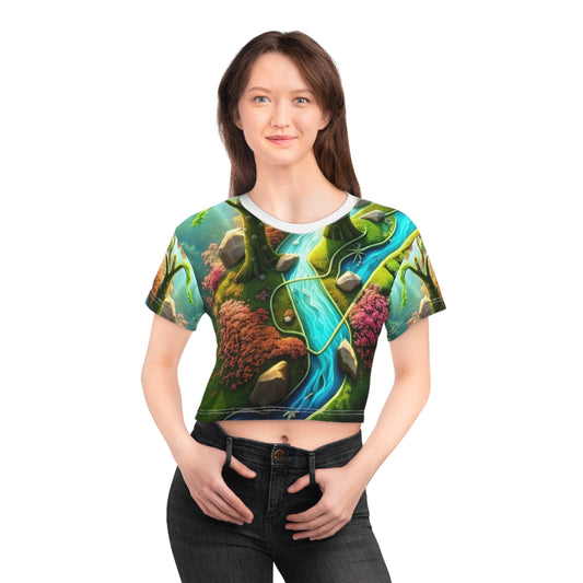 Find Me In The Forest Crop Tee