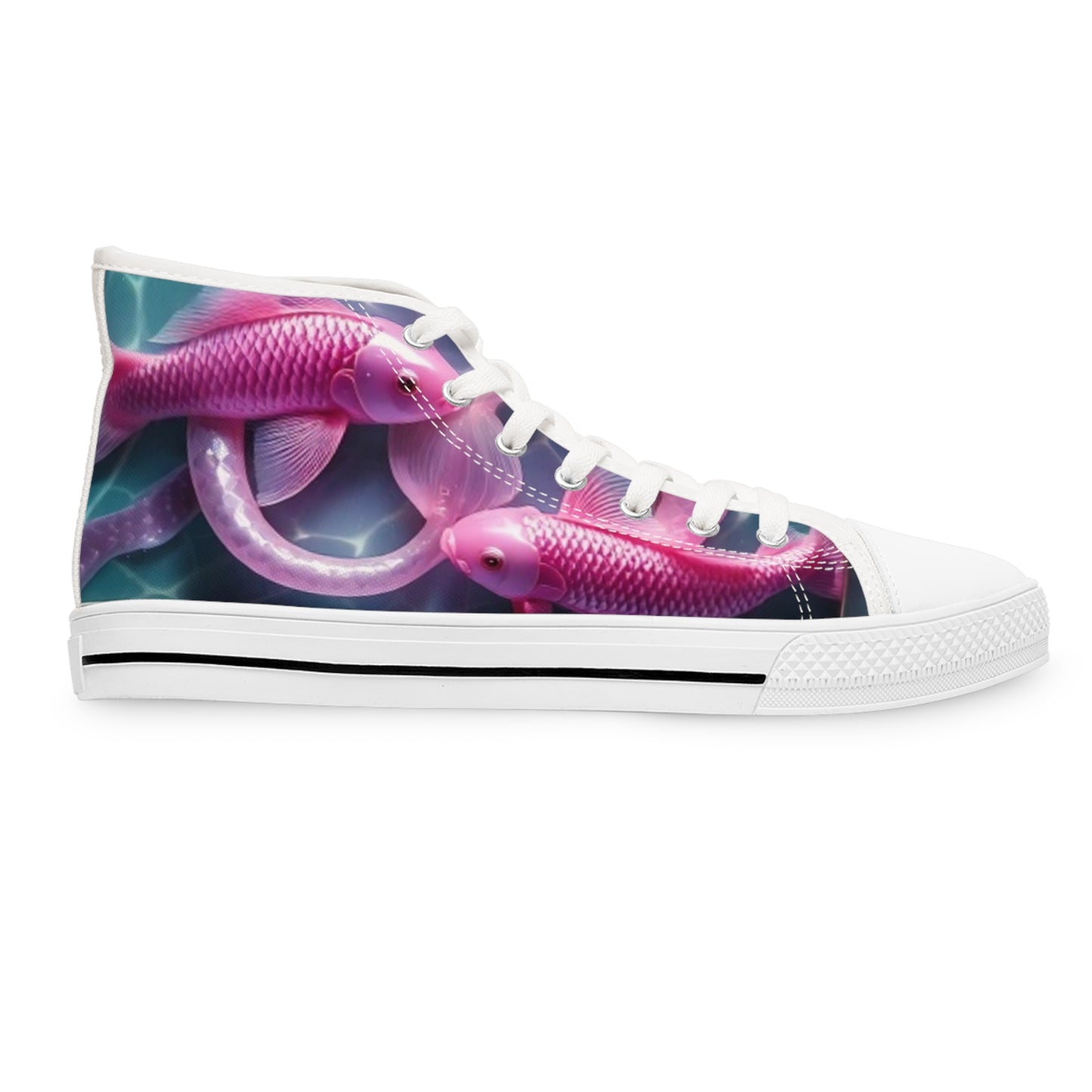 Pretty in Pink Pi~Seas Women’s High Tops