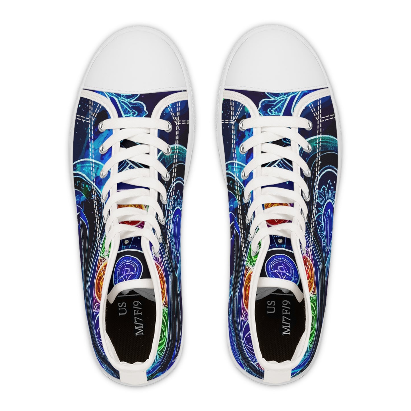 Cosmic Chakra Cluster Women’s High Tops