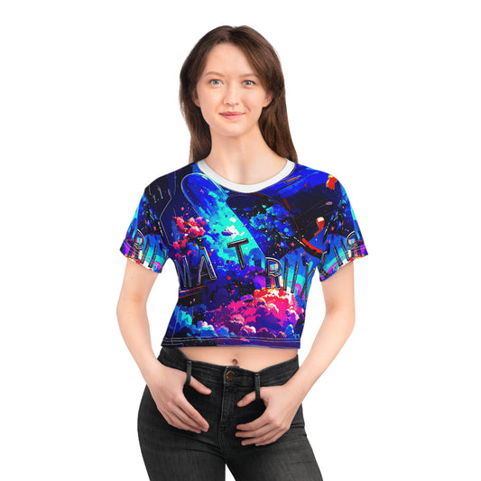 Break the Matrix Crop Tee