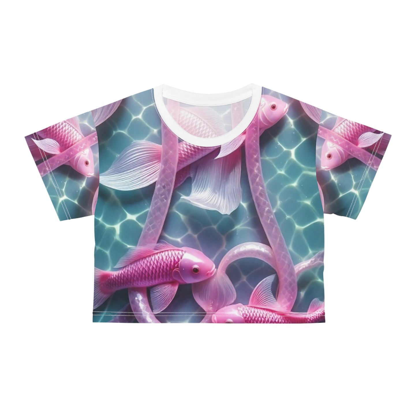 Pretty in Pink Pi~Seas Crop Tee