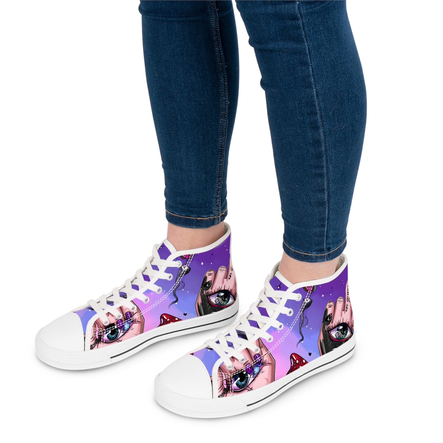 Cosmic Flip~Off Women’s High Tops