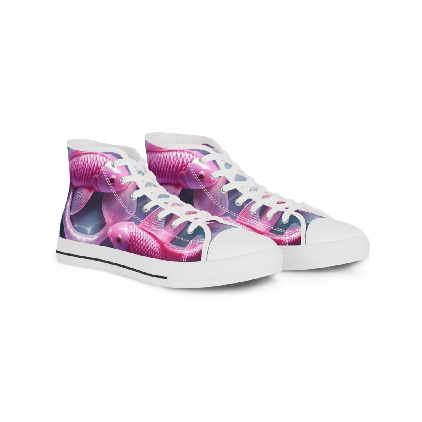 Pretty in Pink Pi~Seas Men’s High Tops