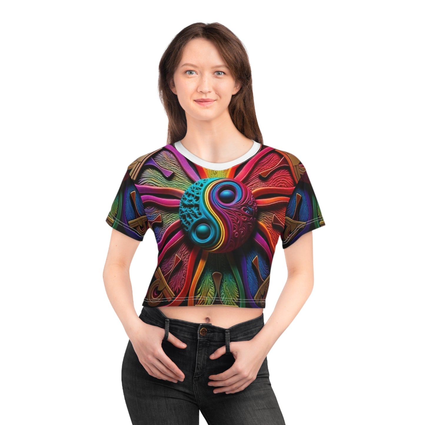 Bal~ANKH~ced Crop Tee