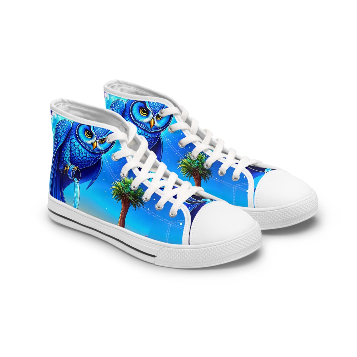 Aquarian Owl~asis Women’s High Tops