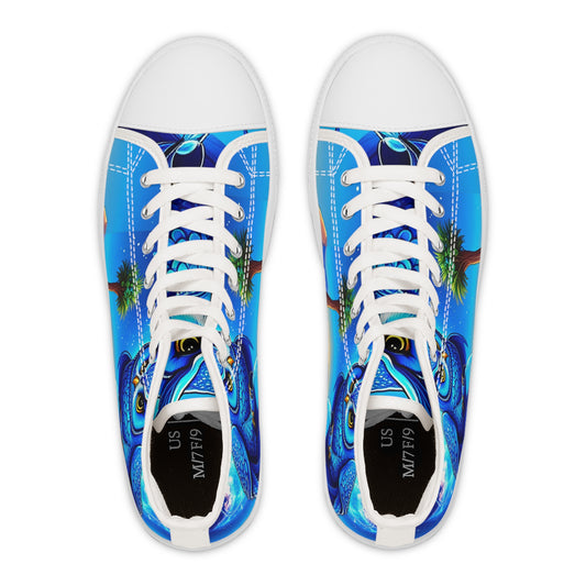 Aquarian Owl~asis Women’s High Tops