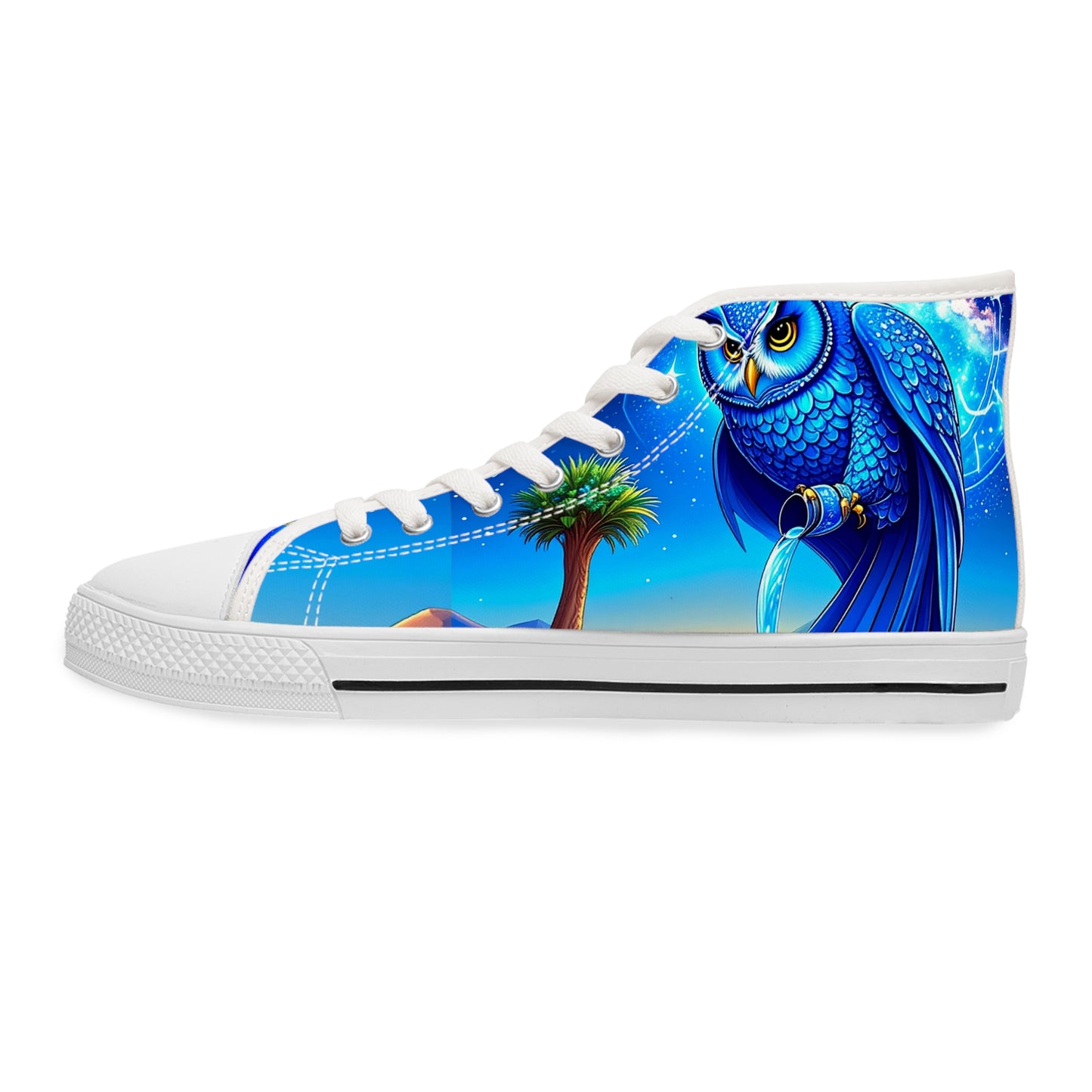 Aquarian Owl~asis Women’s High Tops