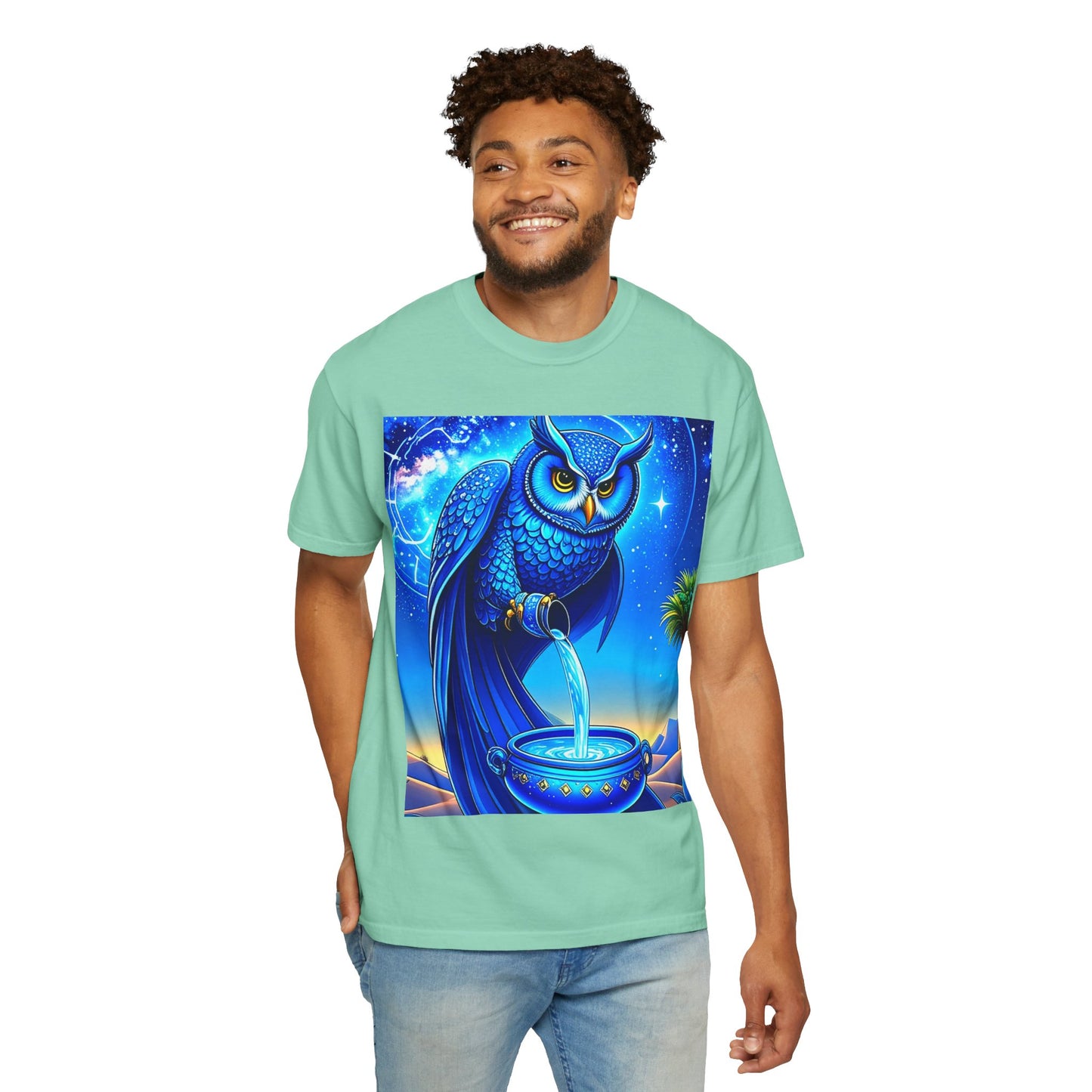 Aquarian Owl~asis Unisex T~Shirt
