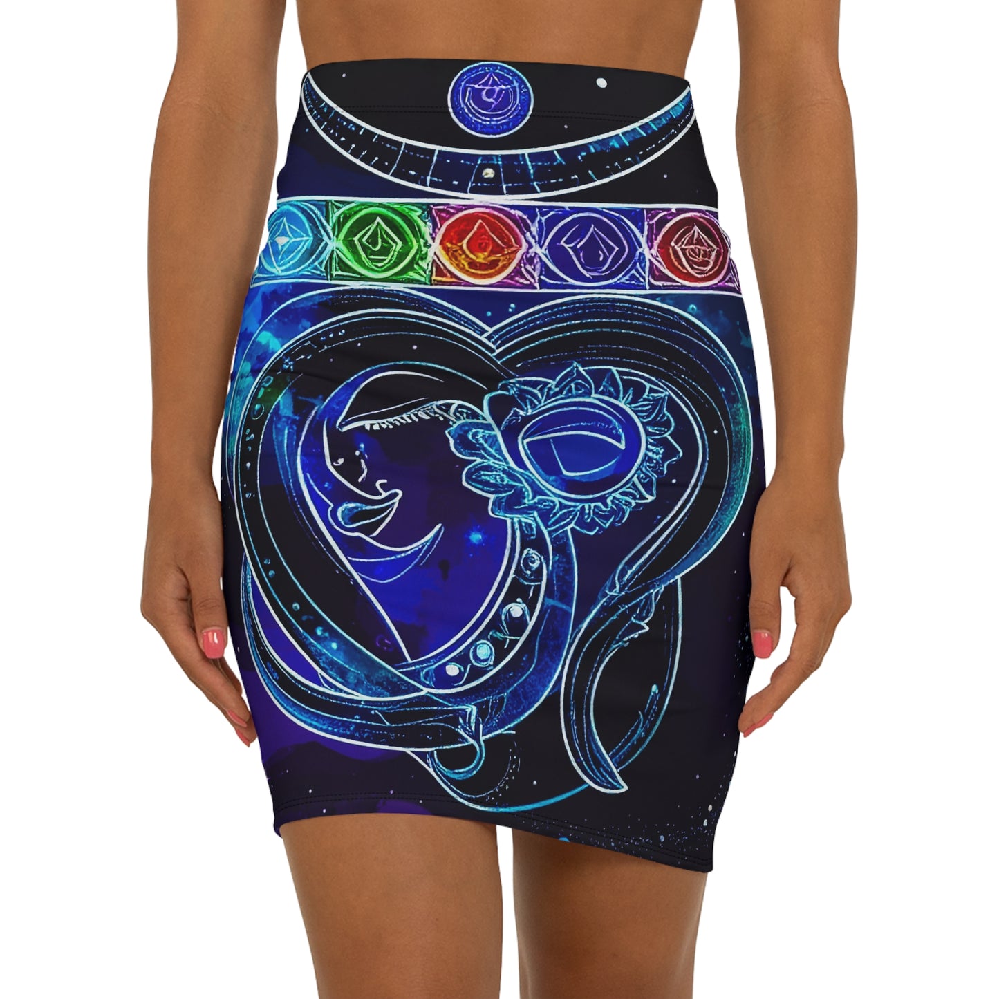 Cosmic Chakra Cluster Skirt