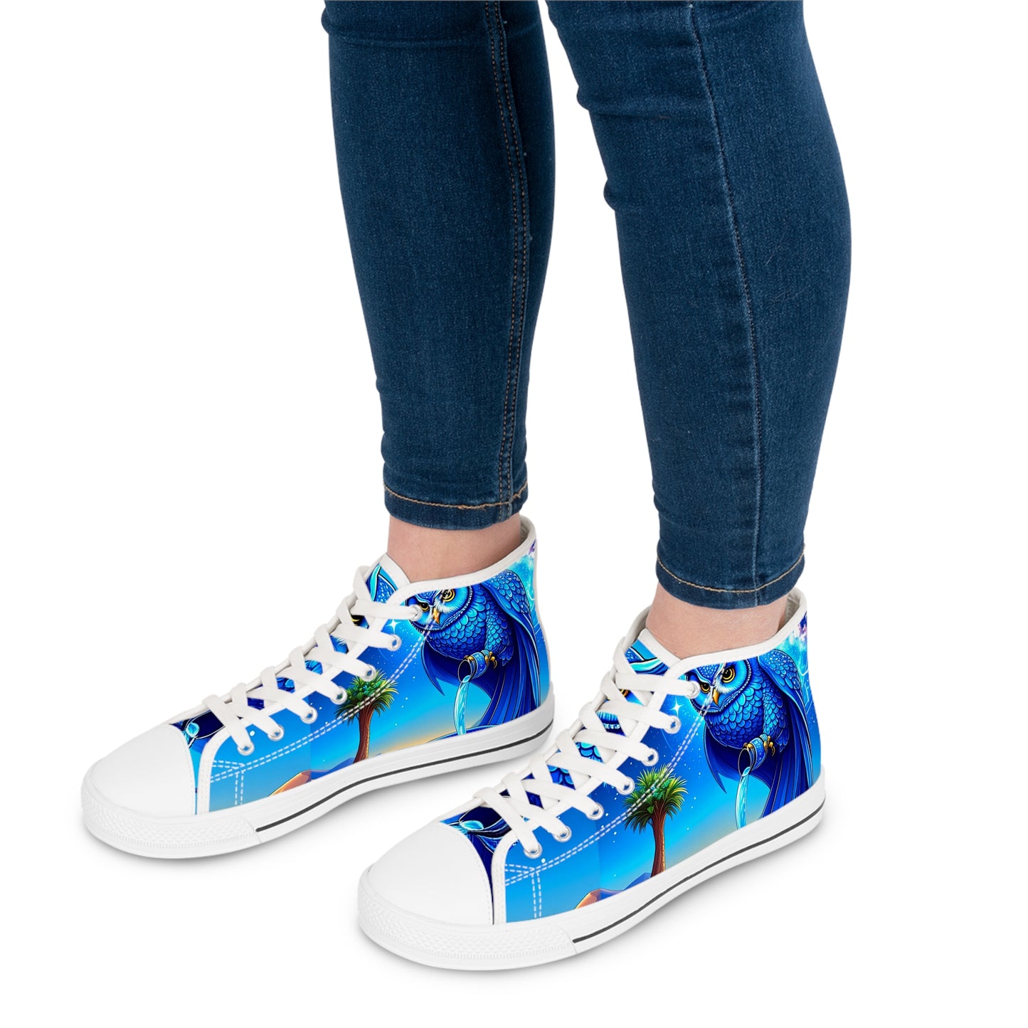 Aquarian Owl~asis Women’s High Tops