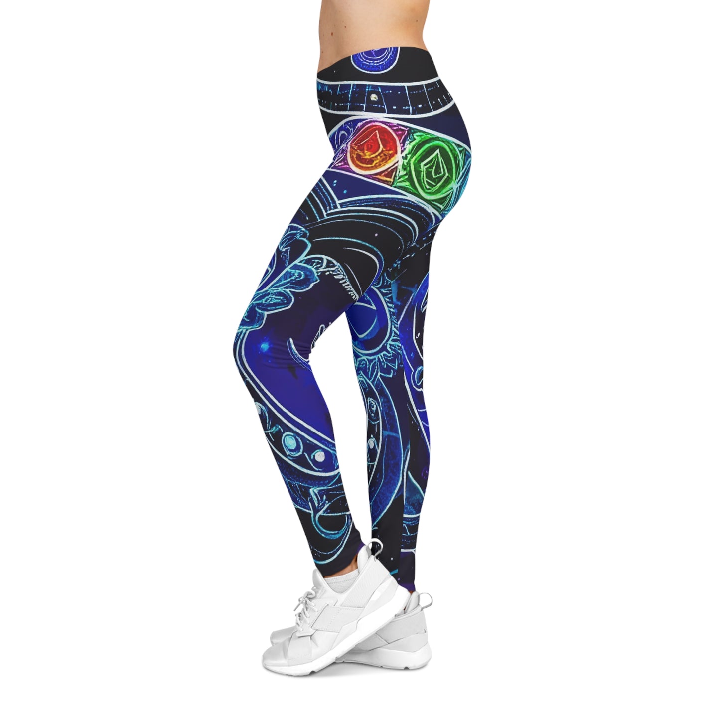 Cosmic Chakra Cluster Leggings