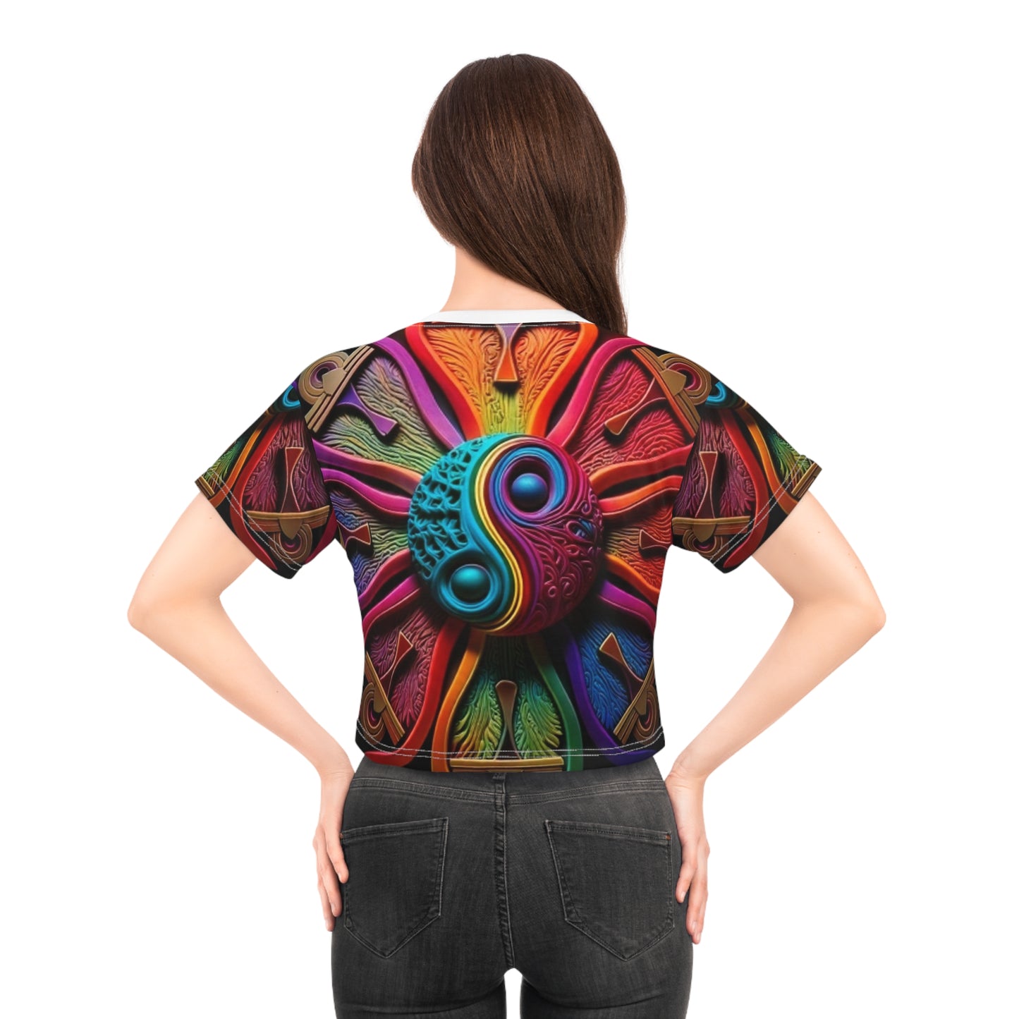 Bal~ANKH~ced Crop Tee