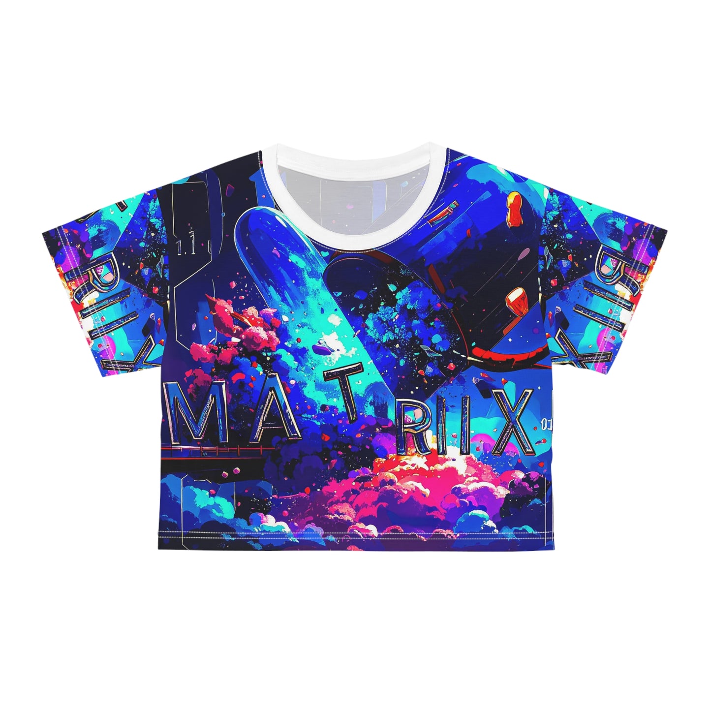 Break the Matrix Crop Tee