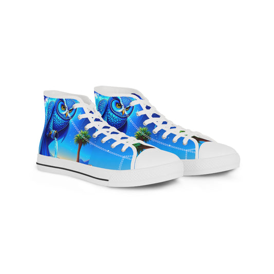 Aquarian Owl~asis Men’s High Tops